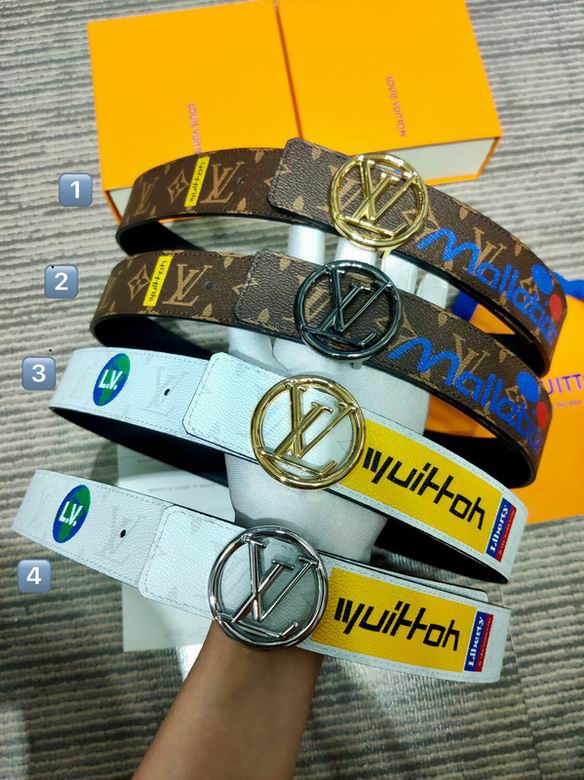 LV Belt 40mmX95-125cm 7D88